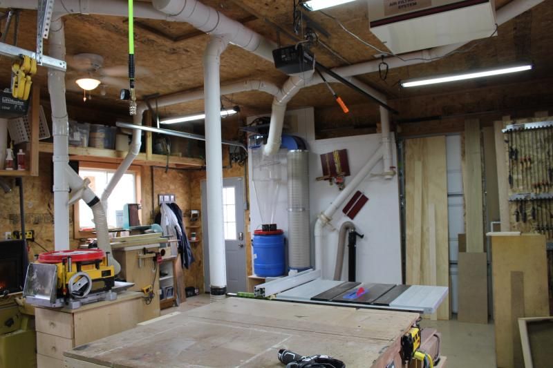 PVC Dust Collection Blast Gate self cleaning design with a detent